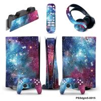 5 in 1 Full Set Skin For PS5 Disk Console Sticker Decal Cover For PS5 Accessories Controller amp; Charge Stand amp; Headset amp; Remote