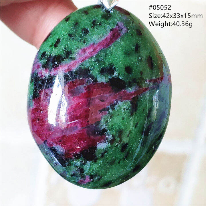 genuine-natural-ruby-zoisite-pendant-oval-women-men-beads-ruby-zoisite-size-rubi-red-green-ruby-necklace-jewelry-aaaaa