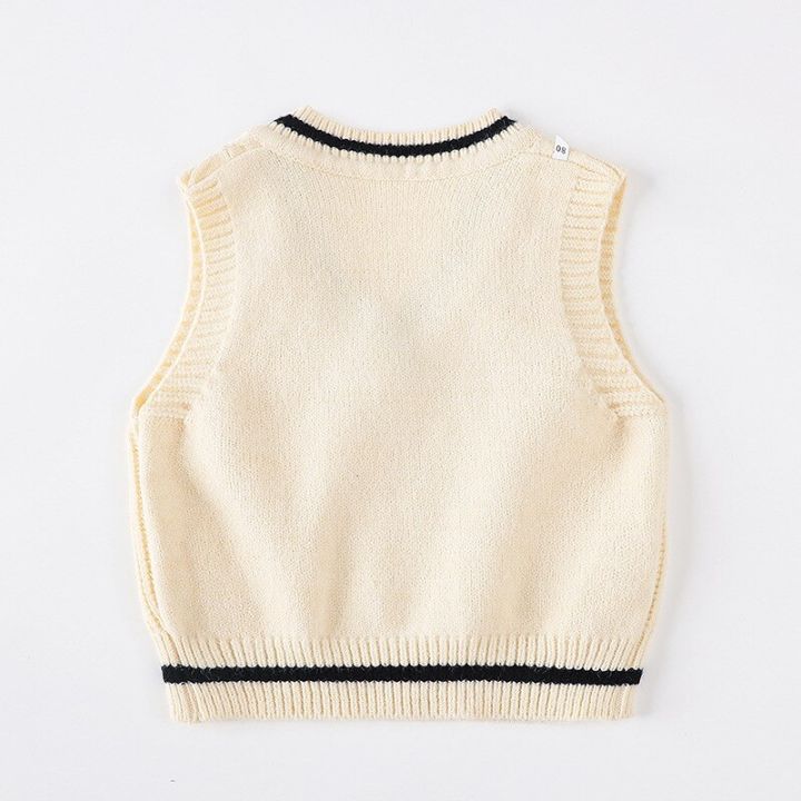 children-knitted-sweater-vest-autumn-winter-baby-sleeveless-v-neck-pullover-tops-girl-boy-waistcoat-kid-british-style-outerwear