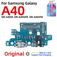 แท่นชาร์จยูเอสบีชาร์จไวดั้งเดิมสายเคเบิ้ลยืดหยุ่นสำหรับ Samsung Galaxy A50 A50s A51 A52 A52s A53 A40 A40s A41 A42ชิ้นส่วน4G 5G