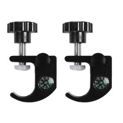 2X New Corrosion-Resistant Gps Pole Clamp with Open Data Collector Cradle