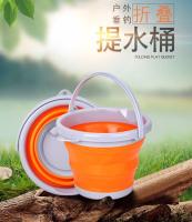 folding bucket ถังซิลิโคนพับได้ ถังน้ำพับได้ ถังน้ำพกพา ถังน้ำพับเก็บได้ ถังพับได้ ขนาด สูง 20 cm. ฐานกว้าง 15 cm. ปากกว้าง 25 cm.