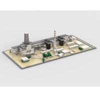 MOC Idears Chernobyled Nuclear Power Station รุ่น Building Blocks ชุดของเล่นสำหรับเด็กของขวัญเด็กของเล่น1488PCS Bricks