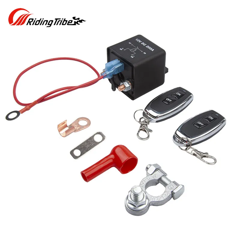 Riding Tribe Remote Battery Disconnect Switch Kit 200A 12V Remote