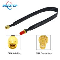 ☍ 2022 New Arrival Window Feed-Through Flat Cable SMA Male to SMA Female RF Coaxial Jumper 50Ohm Pigtail for LTE Antenna Adapter