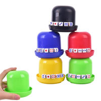 Jiam ? Hot Sale Polyhedral Dice Cup Drinking Board Game Gambling Dice Box With 5pcs Dices