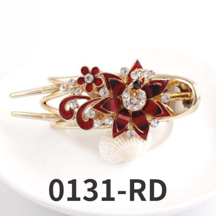 fashionable-new-style-antique-rhinestone-alloy-hairpin-exquisite-peacock-hair-accessories