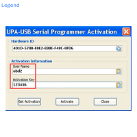 ?【Lowest price】Legend UPA USB Programmer สำหรับรุ่น2014 Programmer v1.3รุ่นย่อ