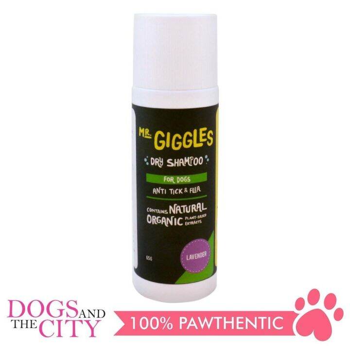 Mr. Giggles Dog Dry Shampoo Powder Anti Tick and Flea 65g Lazada PH