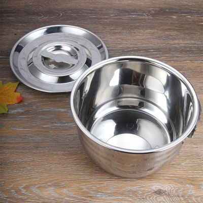 ：《》{“】= Pot Cooking Camping Cookware Stew Stainless Steel Soup Stock Portable Stockpot Lid Pots Kettle Outdoor Camp Saucepan Campfire