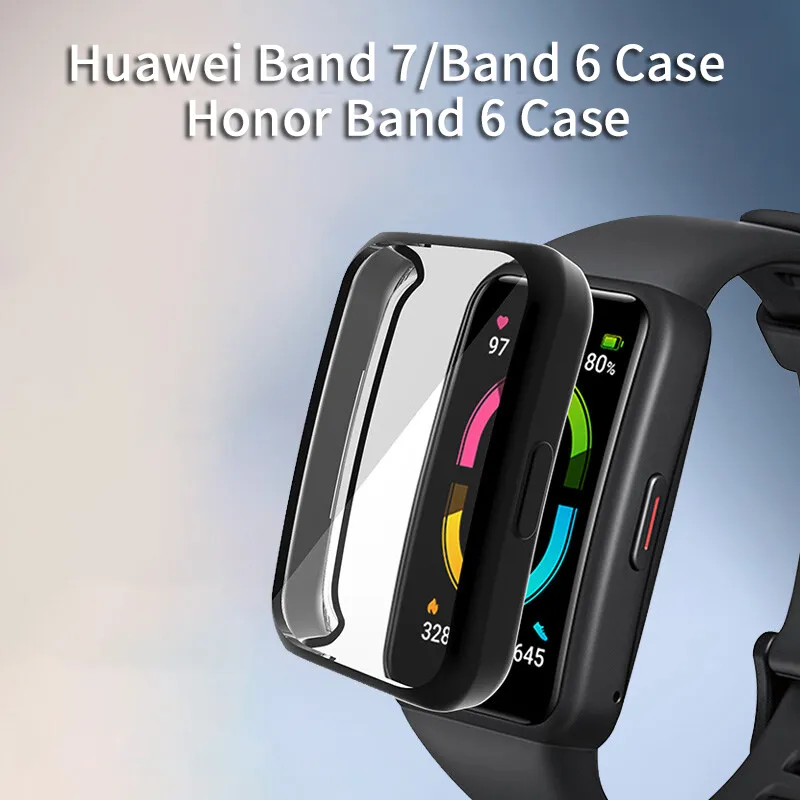 For Huawei Band 6 Huawei Band 7 Honor Band 6 Watch Case Soft Tpu Protective Cover For Huawei Band 6 Full Screen Protector Cases Lazada Ph