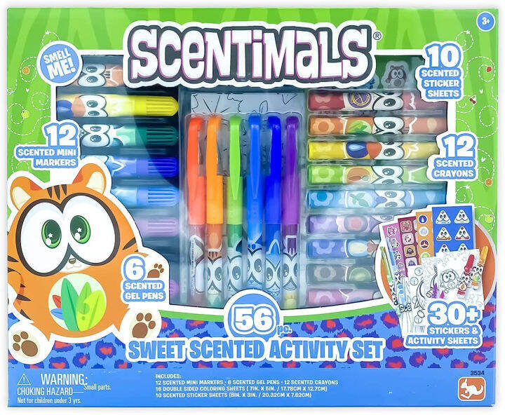 Scenticorns Art Supplies, Coloring Set, Drawing Kit, Book - Scentimals ...