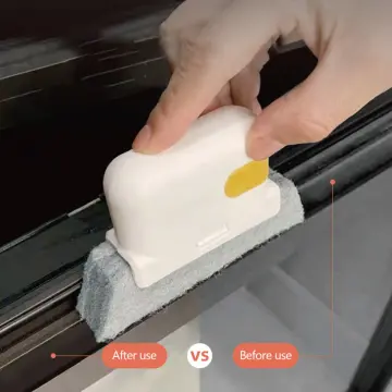 2-in-1 Groove Cleaning Tool, Crevice Brush Window Groove