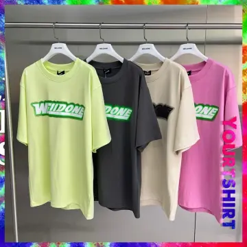 We11done Neon Green Graphic All Over T-Shirt