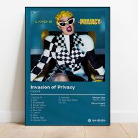 Cardi B โปสเตอร์ Aesthetic Rapper Hip Hop Rock Invasion Of Privacy Canvas Art Home Room Wall Decoration