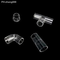 Inner Diameter 20mm Transparent Acrylic Connector Tee Straight Elbow Coupling Adapter End Caps Fish Tank Aquarium Pipe Fittings