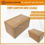 Hộp carton đóng gói hàng online ship COD size 12x6x6 cm