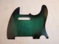 1ชิ้นเมเปิ้ลไม้สีฟ้า e สไตล์กีตาร์ pickguard 3ชั้นสำหรับ ecaster #4394