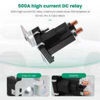 Dual Battery Isolator Relay Start On/Off 4 Pin 500A 12V For Car Power Switch