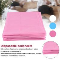 ∋☫◆ 10pcs 80x180cm Disposable Sheets Table Cover For Business Trip Massage Bed Non woven Spa Solid Salon Travel Tattoo Breathable