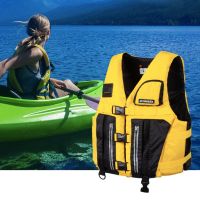 New Adult Outdoor Kayak Lifejacket Fishing Buoyancy Vest Large Pocket Portable Swimming Surfing Drifting Water Sports Lifejacket  Life Jackets