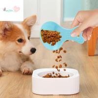 ช้อนตวงให้อาหาร WMU7071แบบหลากสีสำหรับสุนัขและแมวที่ตักอาหารพลาสติกช้อนอาหารลูกแมว