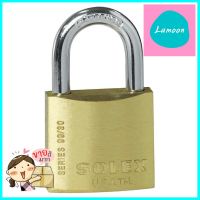 กุญแจสปริง SOLEX SL99 30 MM สีทองเหลืองPADLOCK SOLEX SL99 30MM BRASS **พลาดไม่ได้แล้วจ้ะแม่**