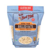 Bobs Red Mill (BRM) Gluten Free Rolled Oats Extra Thick 32OZ. ข้าวโอ๊ตรีดให้เป็นแผ่นแบน กลูเตนฟรี ออเเกนิค (ของแท้100%) มีหน้าร้าน