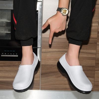 Kitchen non-slip shoes Men Special oilproof and waterproof shoes Wear resistant Ho Work shoes safety shoes Chef shoes