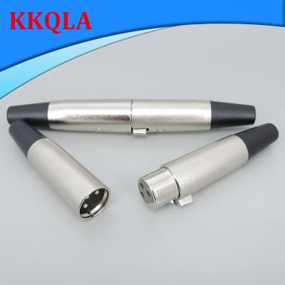 QKKQLA Shop Metal XLR 3Pin Male Female Jack Plug Solder Adapter Connector for Music Desk Speaker Audio Microphone Mic Cable Terminals a1