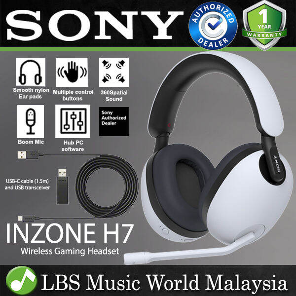 Sony INZONE H7 Wireless 360 Degree Gaming Headset Headphones with