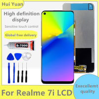 Original LCD For Realme 7i LCD Display Screen For RMX2103 Snapdragon 662 LCD Display Screen Digitizer Repair Parts