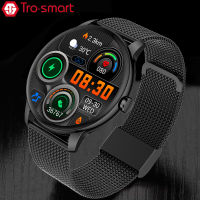 Trosmart Z2สมาร์ทนาฬิกาผู้ชายผู้หญิงบลูทูธเต็มจอสัมผัสกีฬาออกกำลังกายนาฬิกากันน้ำสำหรับ Android Ios S Mart W Atch ผู้ชาย