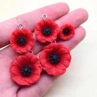 【CC】✢♦◆  10/20pcs 12/15/22mm Resin Charms Anzac Day Jewlery Diy Earring Barcelet Keychain Pendant Making F504