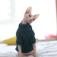 ZZOOI Hairless Cat Clothing Winter Cashmere Warm Undercoats Sphynx Cat Clothing Devon Clothing Cat Clothes for Small Kitten and Dogs