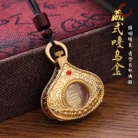 Tibetan necklace that can hold things gawu box Nepal portable hollow pendant mens and womens body protection accessories pendant DPZM