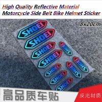 Motorcycle 8CMx20CM Helmet Decorative Decals Can Be Pasted With Curved Vinyl Reflective Stickers For SHOEI