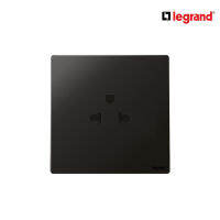 Legrand เต้ารับเดี่ยว 3 ขา มีกราวด์ 1G สีดำ EURO-US 16A 2P+Earth Socket | Mallia Senses | Matt Black | 281103MB | สั่งซื้อได้ที่ร้าน Ucanbuys