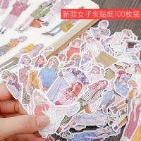 100pcs Cute Mori Girls Stickers Handbook Stickers For Notebook Planner DIY Craft Photo Albums Sticker/Scrapbooking Stickers Stickers