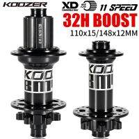 Koozer BM440เพิ่ม10X141 15X110 32หลุม12X148 TA 5X141mm MTB ฮับจักรยานเสือภูเขา HG XD MS 10S 11S 12S ผ่านคู่ชิ้นส่วนจักรยานไฟฟ้า