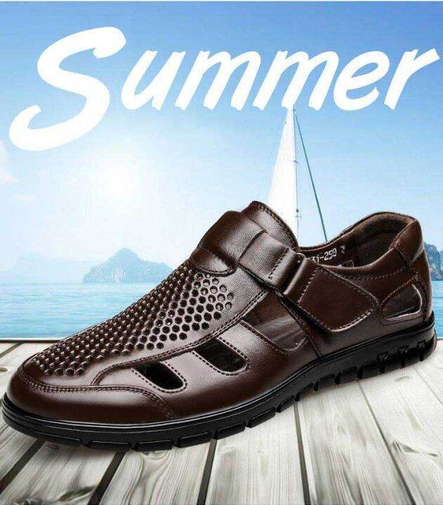 พร้อมส่ง-men-sandals-รองเท้าแตะ-ลายใหม่เพิ่งมา-ลายสี-สวย-ใส่ได้ทั้งหญิงและชาย-ไซศ์-38-44