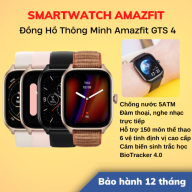 Hoả Tốc 4h - HCM Đồng Hồ Thông Minh Amazfit GTS 4 Hỗ Trợ Tiếng Việt Hàng thumbnail