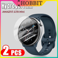 ฟิล์มไฮโดรเจล2ชิ้นสำหรับ Amazfit GTR Mini / 4 / 3 / 3 Pro / 2 / 2e ฟิล์มป้องกันป้องกันสกรีนทีพียูนิ่ม GTR4ไม่ใช่กระจก GTR3