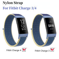 สายไนลอนกีฬาสำหรับ Fitbit Charge 4สายรัดข้อมือสำหรับเล่นกีฬาสายรัดข้อมือซิลิโคนสำหรับชาร์จ Fitbit อุปกรณ์3/3 SE