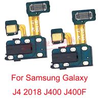 10ชิ้นหูฟังเสียงแจ็คหูฟังไมโครโฟนสายเคเบิ้ลยืดหยุ่นสำหรับ Samsung Galaxy J400 J400f M-j400f ชิ้นส่วนซ่อมแจ็คเครื่องเสียง