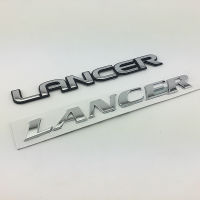 Logo Huruf สำหรับ LANCER Mitsubishi ป้ายด้านหลังรถสติกเกอร์ติดท้ายรถป้ายด้านข้างติดป้ายตัวอักษรภาษาอังกฤษต่ออายุ