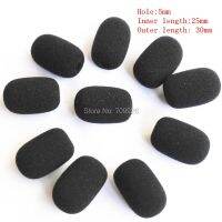 Linhuipad 4 piece of microphone foam windscreens sponge windshields replacement mic covers ,5mm opening &amp; 25mm inner length