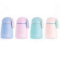 300ML Household Portable Cute Practical Keep Warm Stainless Steel Cartoon Pattern Thermos Cup For Home School Office