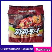 Mì trộn tương đen Samyang lốc 5 gói Maximas - Mỳ Hàn Quốc