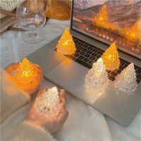 ✼۩✙ Korean Ins Style Christmas Glacier Night Light Christmas Eve Decorative Lights Decoration Indoor Atmosphere Lights Photo Props